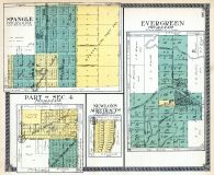 Spangle, Section 4 - Part, Evergreen, Newlon's Acre Tracts, Spokane County 1912